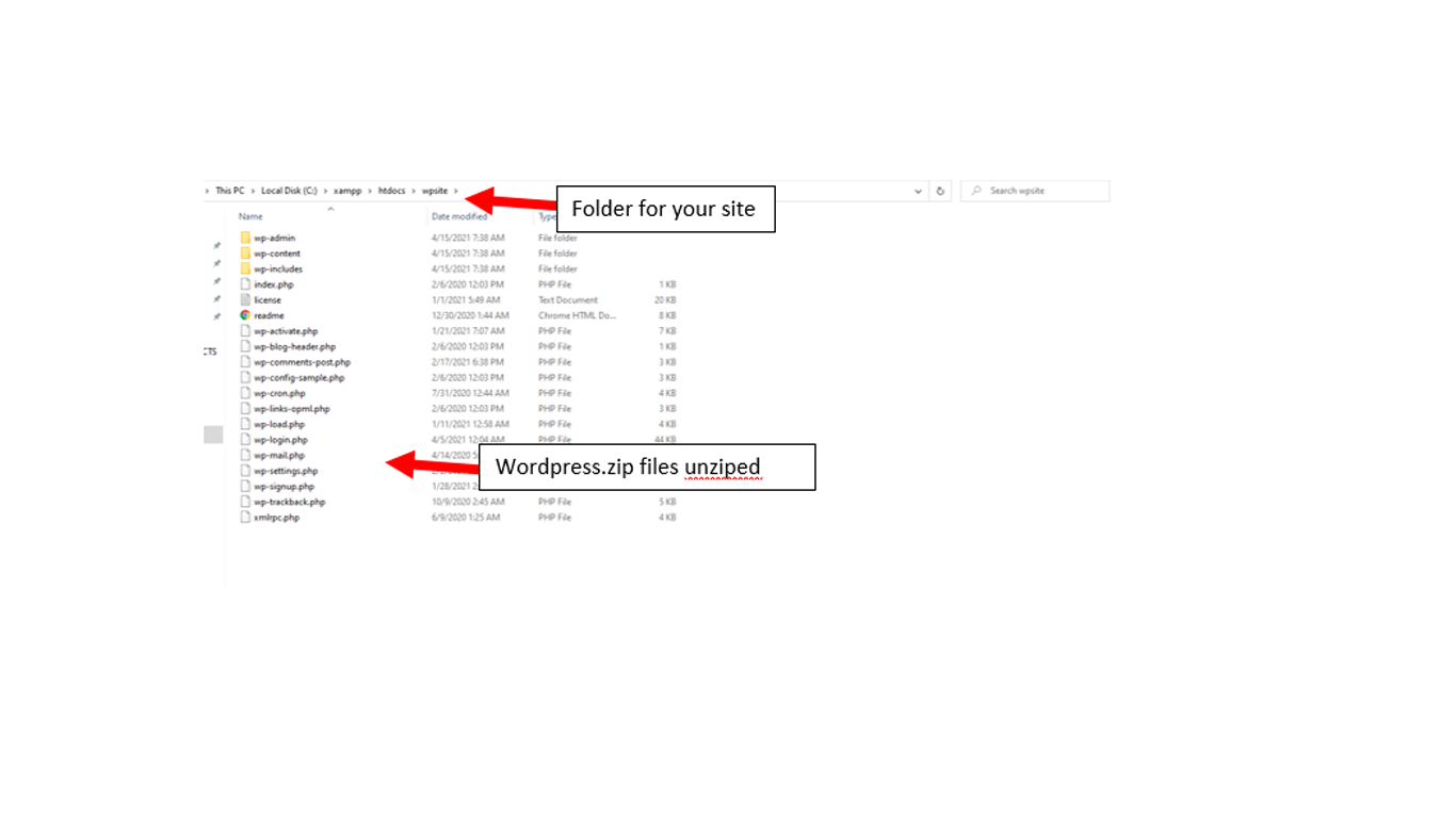 To Install WordPress Locally Using XAMPP